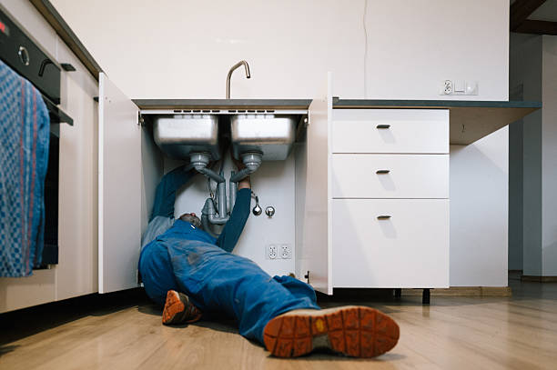 Professional Drain Cleaning technician working in Huntington Station, NY